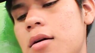 Young Latino twinks bareback after graffiti session