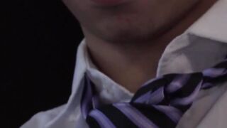 Twink Francis strokes his massive cock after school