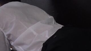 Twink Francis strokes his massive cock after school