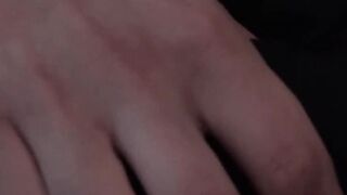 Twink Francis strokes his massive cock after school