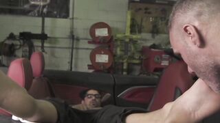 Manuel Skye lustfully tongues and sucks his buddyâs toes
