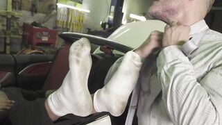 Manuel Skye lustfully tongues and sucks his buddyâs toes