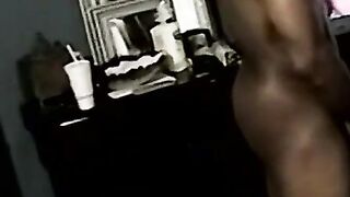 Black mature swallows BBC then gulps a salty load