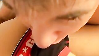 Krist and Jacob jerk together cumming in undies