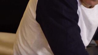 Inked homos moan through passionate sensual anal