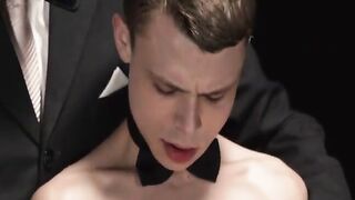 GayForSale.com - Austin Young spreads legs for Legrand Wolf's dildo fucking