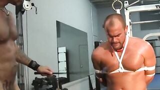 MuscleJockBound.com - Colin Steele uses zapper and crusher on Jessie