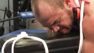 MuscleJockBound.com - Colin Steele retakes control over bound Jessie