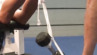 MuscleJockBound.com - Colin Steele retakes control over bound Jessie