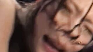 Hard Anal Creampie and Bukkake Gangbang for Petite Japanese Teen 18 with old Guys
