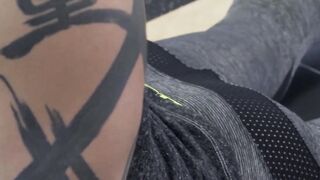 Yoshi Kawasaki works out with butt plug stretching tight hole