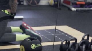 Yoshi Kawasaki works out with butt plug stretching tight hole