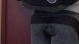 Yoshi Kawasaki works out with butt plug stretching tight hole