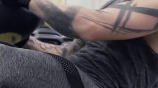 Yoshi Kawasaki works out with butt plug stretching tight hole