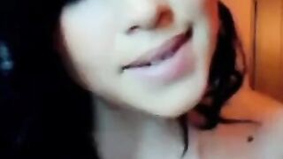 Big-Titted Brunette's Webcam Show