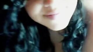 Big-Titted Brunette's Webcam Show