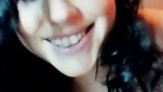 Big-Titted Brunette's Webcam Show