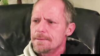 Grandpa amateur loves stroking his cock for fans