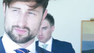 Drew Dixons bottoming skills put to the test as Kayden Gray pounds him