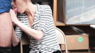 ShopliftersPunished.com - Teen Kylie Martin gets free by fucking officer Justin Magnu