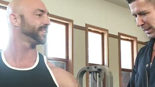 Hunk Tatums workout session added with extreme anal and cbt