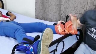 Asian twink gets his tight hole wrecked bareback