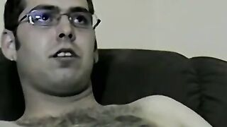 JoeSchmoeXXX.com - Tattooed amateur with glasses masturbates solo and cums with excit