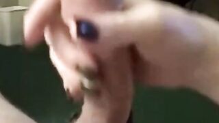 Femdom Amateur Handjob Cumshot