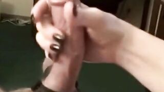 Femdom Amateur Handjob Cumshot