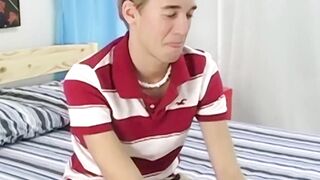 BoyObsession.com - Devin Becker's toy play and intense jerk off during interview