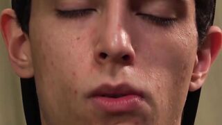 Latino Gavin cant stop tugging his hard leaking cock
