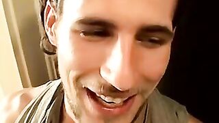 Young straight thugs jack off cocks for cum
