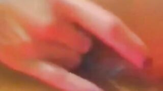 Asian Amateur Rosebud Fists Herself