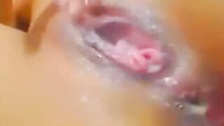 Asian Amateur Rosebud Fists Herself