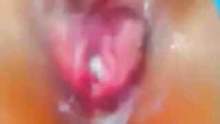 Asian Amateur Rosebud Fists Herself