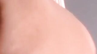 Amateur filmed jerking dick to porn cumshot climax