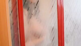 German Amateur Cumshot in the Shower