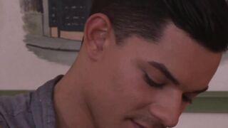Massage ends with throat fucking and brutal anal