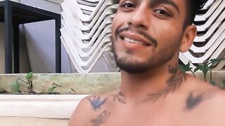 Angel Rodriguez tests skills deepthroating Eman Blackâs dick