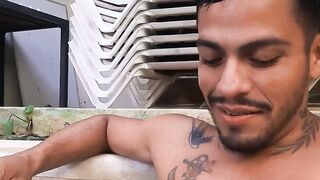 Angel Rodriguez tests skills deepthroating Eman Blackâs dick
