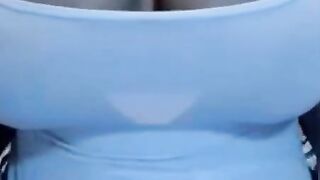 Big-Titted Romanian BBW Plays on Webcam