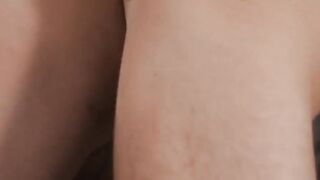 Trans Ariel Demure worships lovers cock then drills his ass