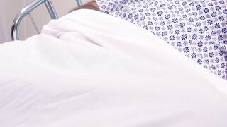 Nurse Ryan Jacobs checks patients veiny dick with his mouth