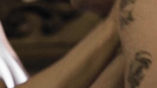 Lauren Phillips and Paisley Porter worship mature penis