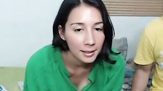 Double Trouble Amateur Fucks Two Guys on Webcam