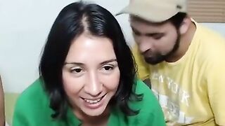 Double Trouble Amateur Fucks Two Guys on Webcam