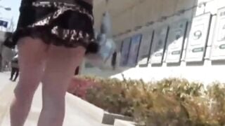 Hidden cam sneaks peek at Japanese babes peachy bums