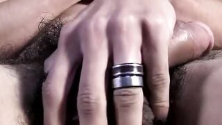 Rave Hardick beats hairy dick and unloads sticky seed