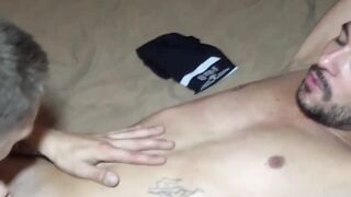 Horny Flo Vega and Romantik take turns barebacking one another