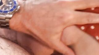 Dilf fucker masturbates while watching Epiphany Jones fingering her seductive twat